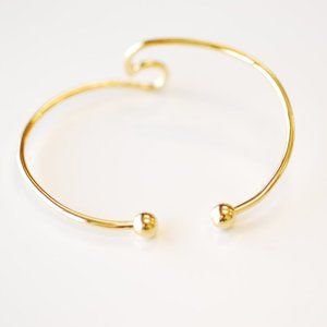 Wave Bracelet - Wave Bangle - 925 Sterling Silver